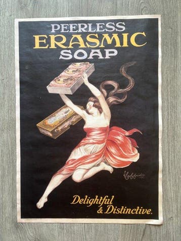 Leonetto Cappiello - Peerless Erasmic Soap - Jaren 1970