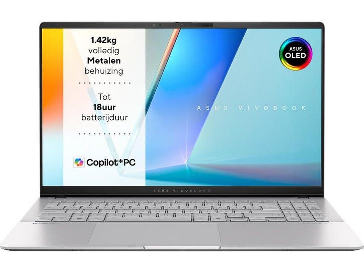 ASUS Vivobook S15 S5507QA-MA006W - Copilot+ Laptop - 15.6, Computers en Software, Windows Laptops, Zo goed als nieuw, Verzenden