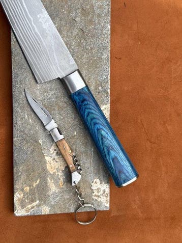 Hekito - Keukenmes - Chefs knife - Exclusief vintage