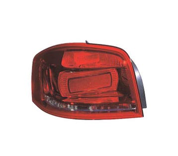 Feux Arrière Gauche Pour Audi A3 3D 09-12 Blanc Rouge, Verzenden