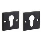 Set van twee PC-plaatjes Bauhaus mat zwart, Nieuw, Overige materialen