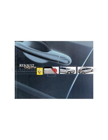 2001 RENAULT LAGUNA INSTRUCTIEBOEKJE NEDERLANDS, Auto diversen, Handleidingen en Instructieboekjes