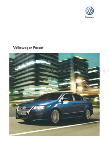 2010 VOLKSWAGEN PASSAT & PASSAT R36 BROCHURE ENGLISH, Ophalen of Verzenden