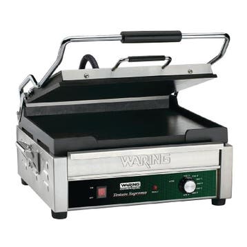 Contactgrill/Paninigrill glad | 2.4kW | 35x35cm bakplaat |, Verzenden, Nieuw in verpakking