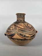 Yangshao Terre cuite Vase en terre cuite peinte période