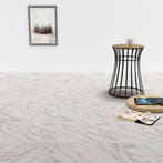 vidaXL Vloerplanken 5,11 m² 55 pcs PVC Wit Marmer, Verzenden, Nieuw