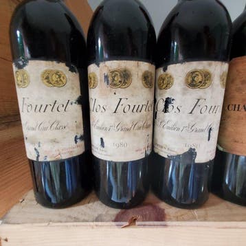 3x 1980 Chateau Clos Fourtet & 2x 1981 Chateau du Tertre -, Nieuw