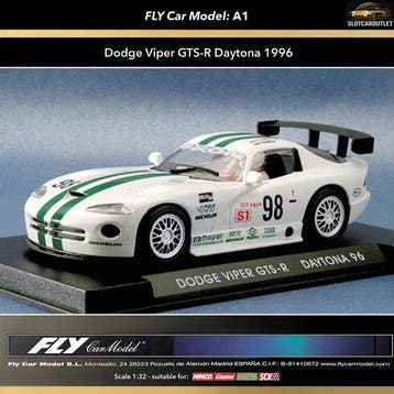 Fly Car Model - Voiture à sous 24 stuks Fly Dodge Viper -, Nieuw