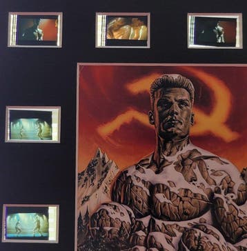 Rocky 4 - Framed Film Cell Display