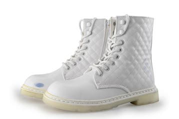 Dockers By Gerli Veterboots in maat 40 Wit, Kleding | Dames, Schoenen, Dockers By Gerli, Verzenden, Wit, Overige typen