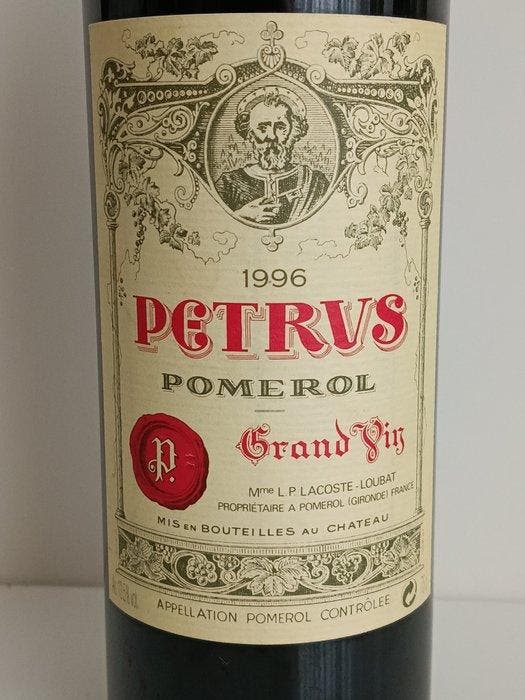 1996 Petrus - Pomerol - 1 Fles (0,75 liter), Collections, Vins