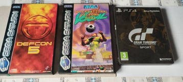 Sega - Saturn & PS4 - Defcon 5/Vyctori Goal/Gran Turismo -, Nieuw