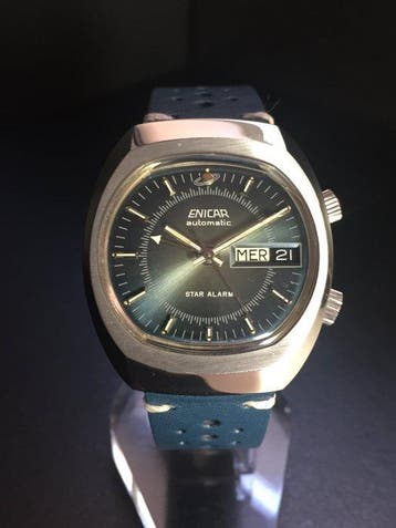 Enicar - Star Alarm Automatic Day/Date Calibre AS 5008 -, Nieuw