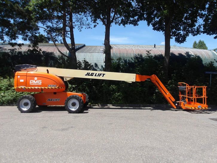 Veiling: Telescoophoogwerker JLG 660SJ Diesel 21.80m 2012, Zakelijke goederen, Machines en Bouw | Liften, Steigers en Ladders