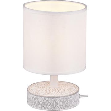 LED Tafellamp - Trion Maria - E14 Fitting - Rond - Mat Wit -, Verzenden, Nieuw