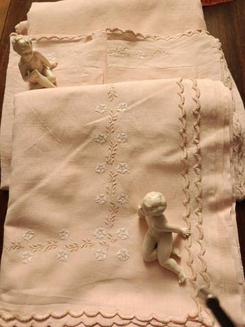 artigianale - Laken (4) - 270 cm - 240 cm - Vintage