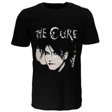 The Cure Robert Smith Portret T-Shirt, Nieuw
