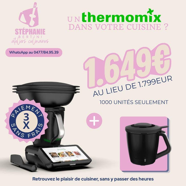 Thermomix TM7 Liège-Robot de cuisine - PROMO JUILLET 2026 -, Electroménager, Électroménager & Équipement Autre, Neuf, Envoi