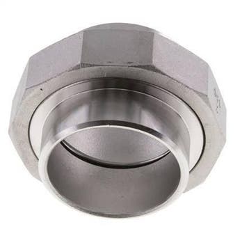 Union Connecteur droit 60.3mm Extrémité à souder Acier, Verzenden, Nieuw