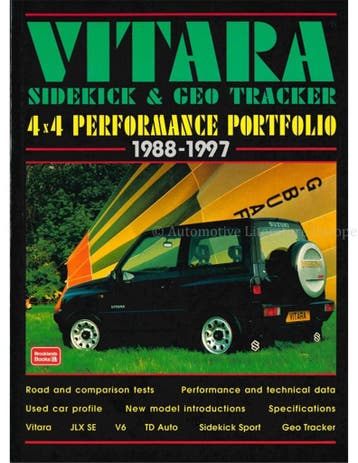 VITARA SIDEKICK & GEO TRACKER 1988 - 1997 (4X4 PERFORMANCE