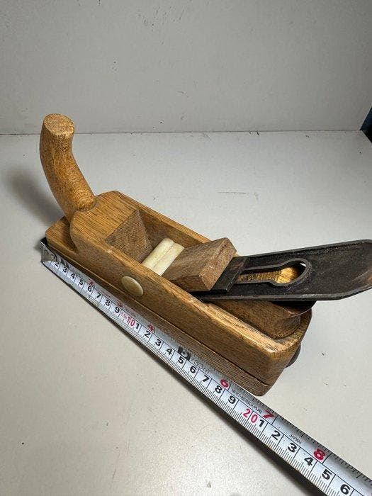 Werkgereedschap Industrieel design - Houten schaaf, Antiek en Kunst, Antiek | Wandborden en Tegels