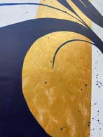 Tetiana Zaitseva - Acrylic Painting XXL Shapes Blue no 153