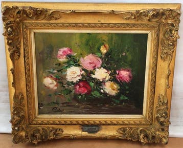 Rafael Aracil Ruescas (1930-2022) - Bodegón de rosas
