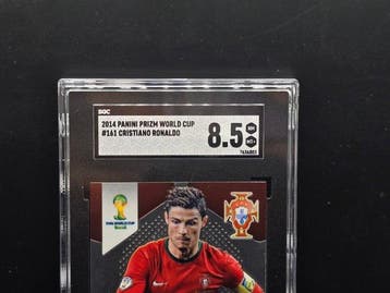 2014 Panini Prizm World Cup Cristiano Ronaldo - SGC 8.5 - 1, Verzamelen, Nieuw