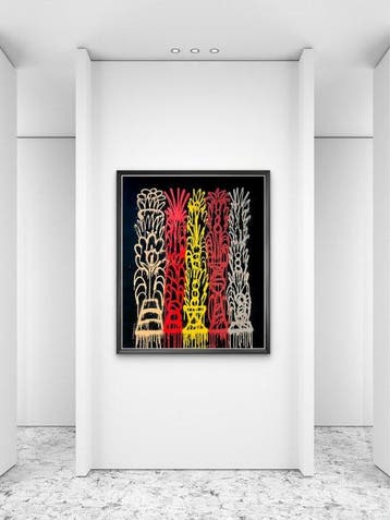 Nuno Barbedo (1983) - Home plants (XL Size Painting)