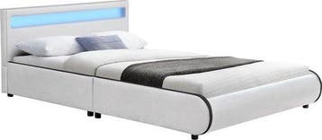 2dekans | Juskys Gestoffeerd bed Sevilla - 140 x 200 cm -, Ophalen of Verzenden, Nieuw