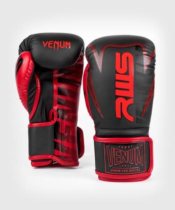 RWS x Venum Muay Thai Bokshandschoenen Zwart Rood, Verzenden, Nieuw, Bokshandschoenen