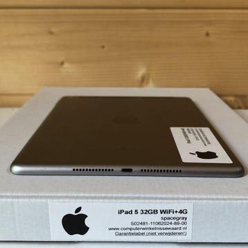 Apple iPad 5 met beschermhoes roze 32GB (9.7 inch) zwart, Informatique & Logiciels, Apple iPad Tablettes, Ophalen of Verzenden