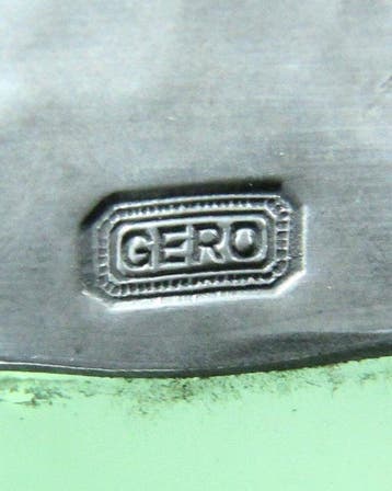 Art Deco (1920-1930) likeurset met tinnen beslag - Georg