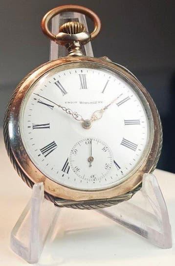 Union Horlogère - German/Swiss pocket watches - 8329 - 57 -, Nieuw