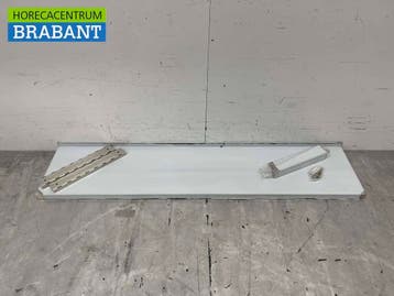 HCB RVS Wandschap schap 140 x 30 cm Horeca, Ophalen of Verzenden, Nieuw in verpakking