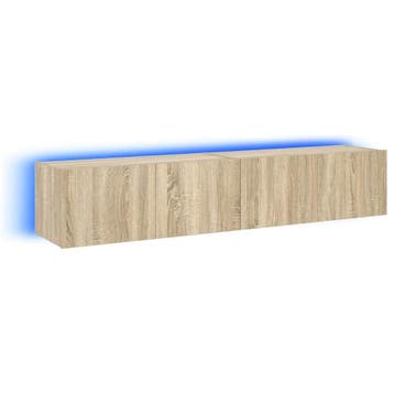 Tv-wandkast LED | Tweede kansje | OP = OP (tv-meubel), Huis en Inrichting, Verzenden, 50 tot 100 cm, Zo goed als nieuw, Minder dan 100 cm