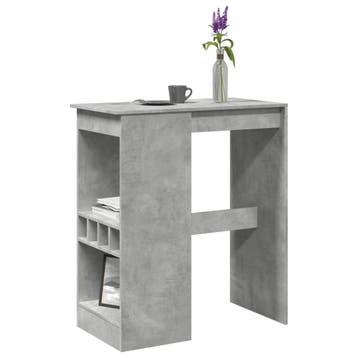 vidaXL Bartafel met rekken 90x47,5x103,5 cm bewerkt hout, Verzenden