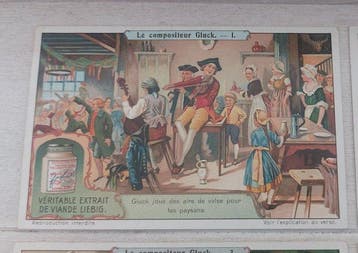 France - Liebig S 1114 - Le compositeur Gluck - Ensemble, Gelopen