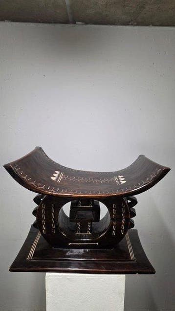 houten kruk - Ashanty - Ghana (Zonder minimumprijs)