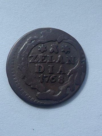 Nederland, Zeeland Duit 1768/67 RR (Zonder minimumprijs)