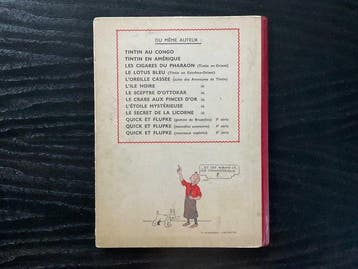 Tintin T10 - LÉtoile mystérieuse (A20)- C - 1 Album -, Livres