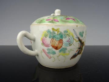 Theepot - Porselein - 19e eeuw, Antiek en Kunst