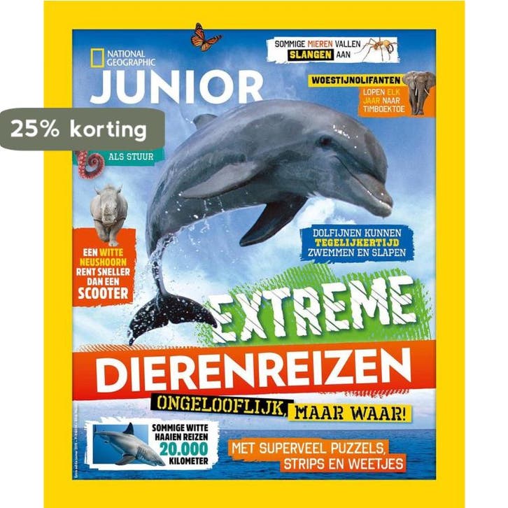 NGJ ZOMERBOEK EXTREME DIERENREIZEN 0001 7435157858861, Boeken, Overige Boeken, Gelezen, Verzenden