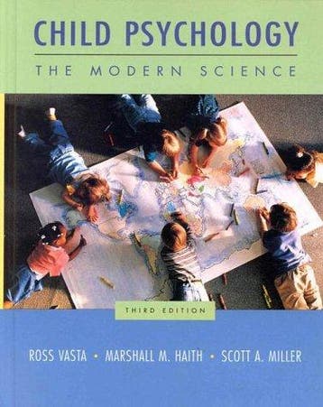 Child Psychology 9780471192213 Ross Vasta, Verzenden, Ross Vasta
