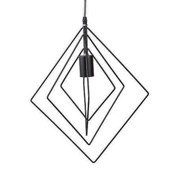Villa Collection - Plafondlamp (2) - Metalen hanger - Zwart