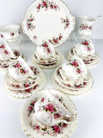 Royal Albert - Theeservies (21) - Been - Lavender Rose /