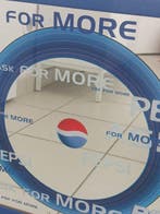 pepsi - Reclamespiegelkader - Reclamebord - Hout