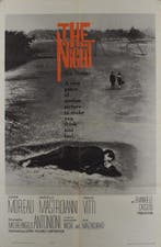 La Notte Michelangelo Antonioni Original US One Sheet Poster, Nieuw