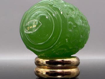 Œuf Fabergé - Trésor des œufs Jade Egg - Plaqué or, Antiquités & Art