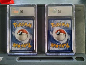 Pokémon - 2 Graded card - Pokémon - Dracaufeu, Eiscue Carte